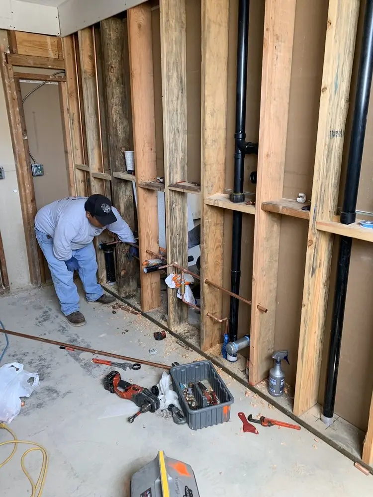 Commercial rough-in plumbing for Commercial Plumbing in Compton